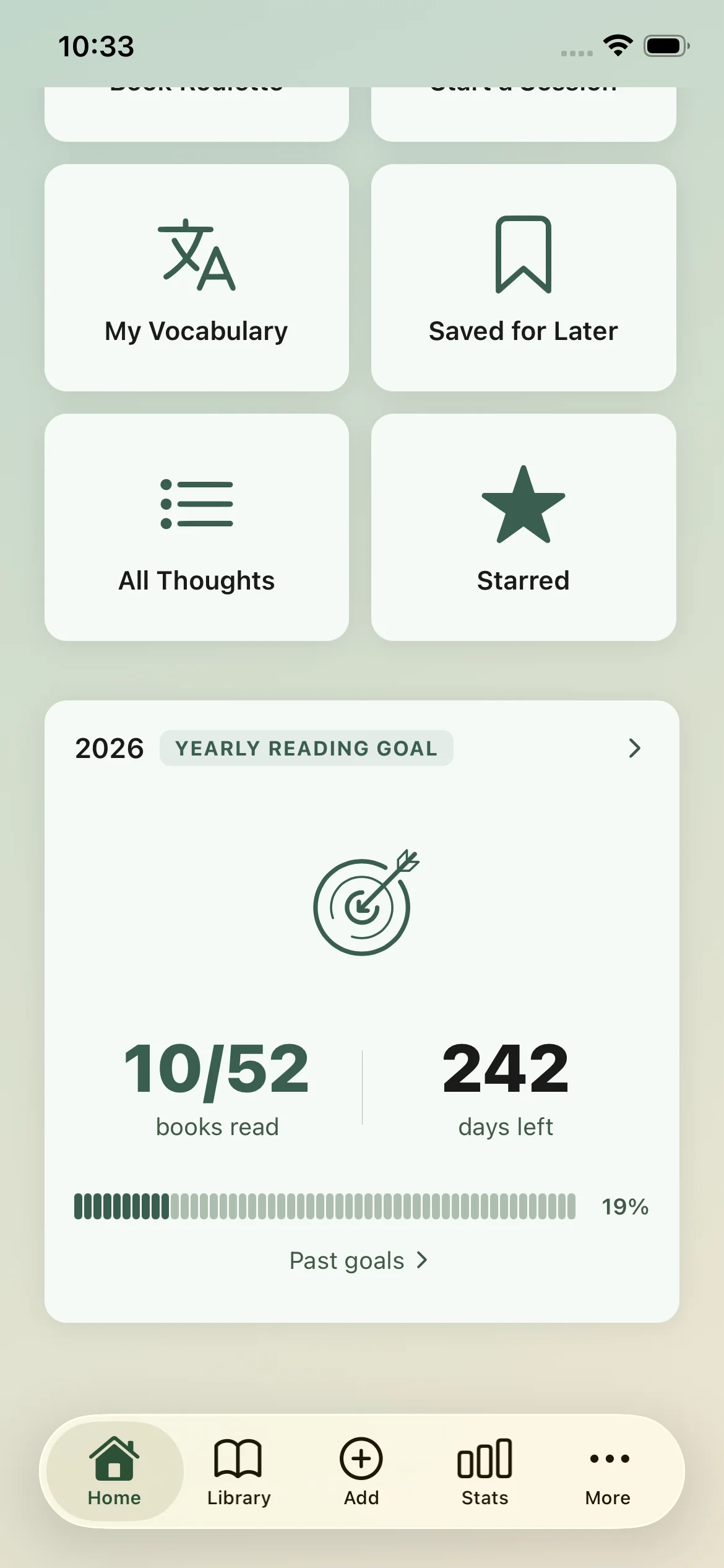 Track. Read App Pick Up - Reading Tracker App with Captured Thoughts | iOS & Android